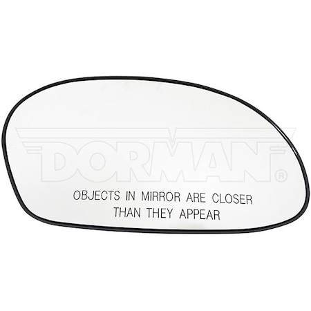 Motormite Non-Heated Plastic Backed Mirror Right, 56164 56164